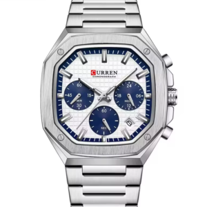 Curren 8459 Silver – Men’s Chronograph Watch