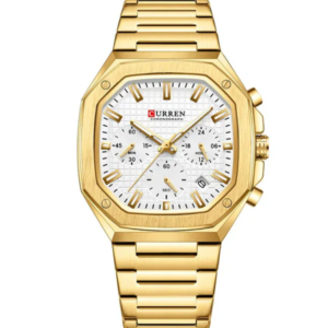 CURREN 8459 Gold – Men’s Chronograph Watch